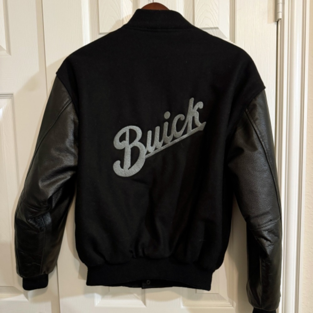 Vintage 90's Buick Black Letterman's Jacket